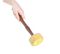 Hilitand 5 Hand Coloured Singing Bowl with Felt Mallet for Tibetan Buddhism Yellow