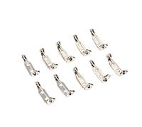 Hilitand 50pcs Bar Pins Brooch, Silver Tone Brooch, Lock Brooch Pin, Backs Safety Clasps Rolling Catch for DIY Craft 20/25/32/38 mm (Silver Color, 20mm)
