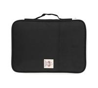 Hilitand 5Colors Functional A4 Document Bags File Folder Portfolio Organizer Computer Notebook Zippered Case(Black)