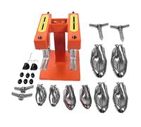 Hilitand Aluminum Shoe Stretching Machine for Shoemaker, Manual, Adjustable Width & Length, Unique Design, 4 Pairs Shoe Lasts Included (40.00*31.00*36.00, Unisex)