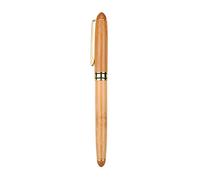 Hilitand Calligraphy Art Fountain Pen, Calligraphy Art Pen, Broad Nib Pen with Bamboo Handle Chisel-pointed Nib for Writing Gothic Arabic(0.7mm Nib ~2.9mm)/(1.5mm)