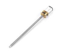 Hilitand DC Gear Motor, Mini Gear Box, 6V 12V N20 Gear Box, Reduction Motor with Long Output Shaft M4 x 100mm(6V 150RPM)
