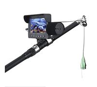Hilitand Fish Finder Kit, Underwater Fishing Camera with 4.3'' Display, Portable Video Fish Finder, Led Brightness Adjustment, Aluminum Alloy 165° View Fish Model Camera, for Lake Fishing