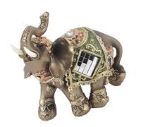 Hilitand Lucky Elephant Figurine Statue Lucky Feng Shui Lucky Home Autoregal Dekoration Dekor (Mittel)