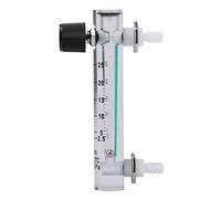 Hilitand LZQ-5 Flowmeter 2.5-25LPM Gas Flow Meter Acrylic Flow Meter with Control Valve Gas Flow Meter for Oxygen/Air/Gas