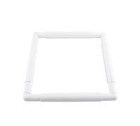Hilitand Square Rectangle Plastic Clip Frame for Embroidery Cross Stitch Quilting Needlepoint Tool Embroidery Quilting Craft DIY Tool (27.9 * 27.9cm)