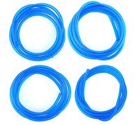 Hilitchi 20-Feet Petrol Fuel Line Hose Lubricant of 4 Sizes Tubing for Weedeater Chainsaw Common 2 Cycle Small Engines (Light blue)