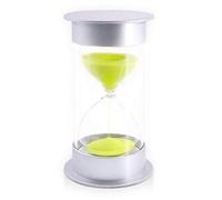Hilitchi 30 Mins Hourglass Sand Timer with Green Sand Time Sharing Reminder for Mantel Office Desk Coffee Table Book Shelf Curio Cabinet as Christmas Birthday Valentine's Gifts (Green for Peace &Hope)