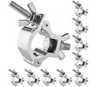 HiLite 10 Pack Premium 2 Inch Aluminum Wire Clips for Clasps, LED Per Light 220lb 10 Small Clips 30-35mm