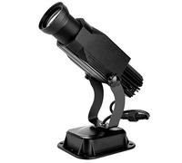 HILITING 30W LED GOBO Projector - 2400 Lumens Advertising Logo Projector | Including Free Custom Glass GOBO - Personalized Logo for Company Restaurant Store Wedding Event (Black)