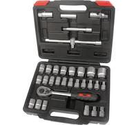 Hilka 01123202 32 pce 1/2" Drive Socket Set Metric Pro Craft