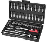 Hilka 02203301 46 PCE 1/4" Dr Socket & Bit Set