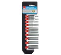 Hilka 03021002 10pce 1/4-inch Pro Craft Deep Metric Socket Set