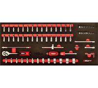 Hilka 03157514 75 PCE 1/4" Drive EVA Socket Set Metric