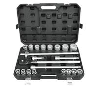 Hilka 04152102 21 PCE 3/4" Drive Socket Set Metric