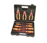 Hilka 11 Pce Vde Screwdriver & Pliers Set One Colour
