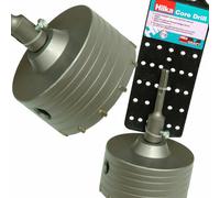 HILKA 110MM ELECTRICIAN EXTRACTOR FAN WALL CORE DRILL HOLE BIT SDS WITH ARBOUR
