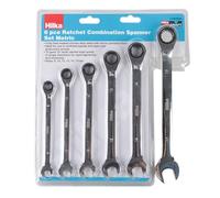 Hilka 11404006 6 PCE Ratchet Spanner Set Metric