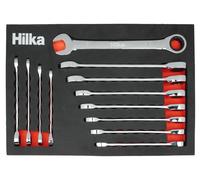 Hilka 11405512 12 PCE EVA Ratchet Spanner Set Metric
