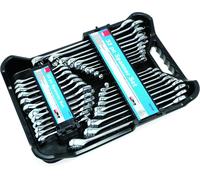 Hilka 16213203 AF/Metric Combination Spanner Set, Set of 32 Pieces