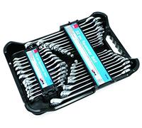 Hilka 16213203 AF/Metric Combination Spanner Set, Set of 32 Pieces
