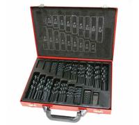 Hilka 170Pce High Speed Steel Drill Bits Set Wood Metal Drill Bits + Case