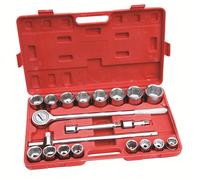 Hilka 21 pce 3/4" Drive Socket Set Metric 04102102