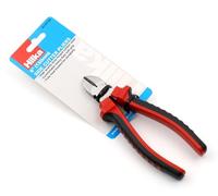Hilka 26100106 6" Soft Grip Side Cutting Pliers,Red/Black