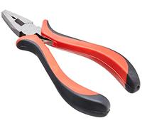 Hilka 26100700 Mini Combination Pliers with Soft Grip, Red