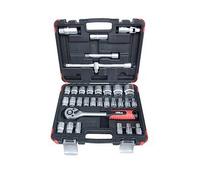 Hilka 32 Pce 1/2" Drive Socket Set Metric One Colour