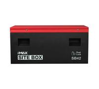 Hilka 42" Heavy Duty Site Tool Storage Box Steel Safe Double Lock Protection