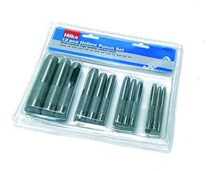 Hilka 49800012 Hollow Punch Set, 12 Pcs