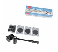 Hilka 5-Piece Appliance Rollers Set Heavy Duty Non-Skid Wheels Floor Safe UK