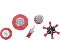 Hilka 51970500 5 pce Nylon Filament Abrasive Brush Set