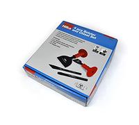 Hilka 62687004 4 PCE Bolster and Chisel Set,Red & Black