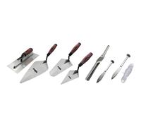 Hilka 66416006 6 PCE Soft Grip Trowel Set, Blue