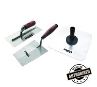 Hilka 66420330 Alloy Steel Rubber Ergonomic Grip Plasterers 3-Piece Set