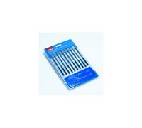 Hilka 69790010 Needle File Set Assorted Soft Grip Pack of 10