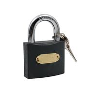 Hilka 70405060 7040506063mm Iron Padlock, Black