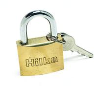 Hilka 70700040 Pro Craft Heavy Duty Brass Padlock, 40 mm