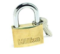Hilka 70700060 Heavy Duty Brass Padlock, 60 mm