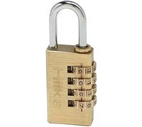 Hilka 70760030 Brass Combination Padlock, 30 mm