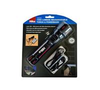 Hilka 8202900 5W 1000 Lumens Rechargeable Torch & Power Bank