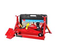 Hilka 82930240 2 Ton Trolley Jack Kit in BMC, Red