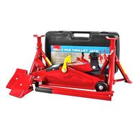 Hilka 82930240 2 Ton Trolley Jack Kit in BMC, Red