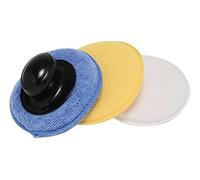 Hilka 83100505 Polish Applicator Pads, Set of 3, Blue,White, 125 x 20mm