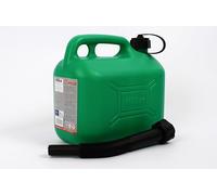 Hilka 5L Green Plastic Fuel Can, Green