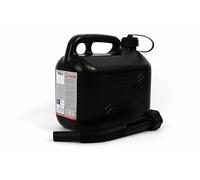Hilka 5L Black Plastic Fuel Can, Black