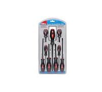 Hilka Tools Screwdriver Set 9 PCE, Red & Black