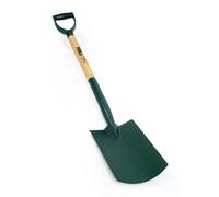 Hilka Carbon Steel Digging Spade Hardwood Shaft Garden Sand Straight Tool